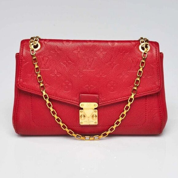 Louis Vuitton Cerise Monogram Empreinte Leather St Germain PM Bag - Picture 1 of 11